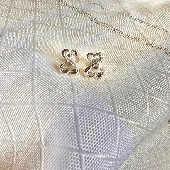 Kay Jewelers Jane Seymour Open Heart Earrings, 925 Sterling Silver Earrings - Picture 5 of 13